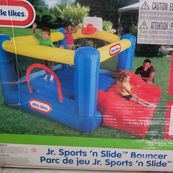 Little tikes sports n slide bouncer